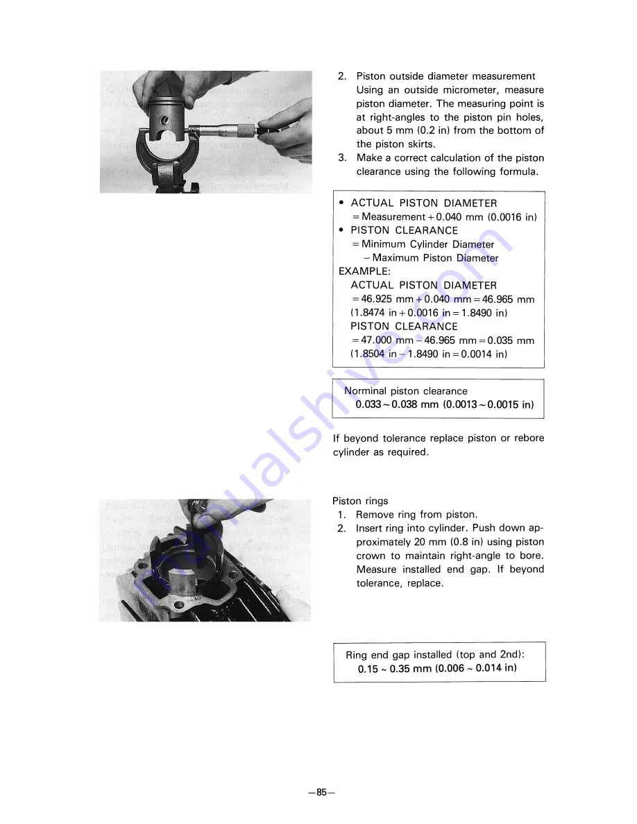 Yamaha PW80(T) Owner'S Service Manual Download Page 106