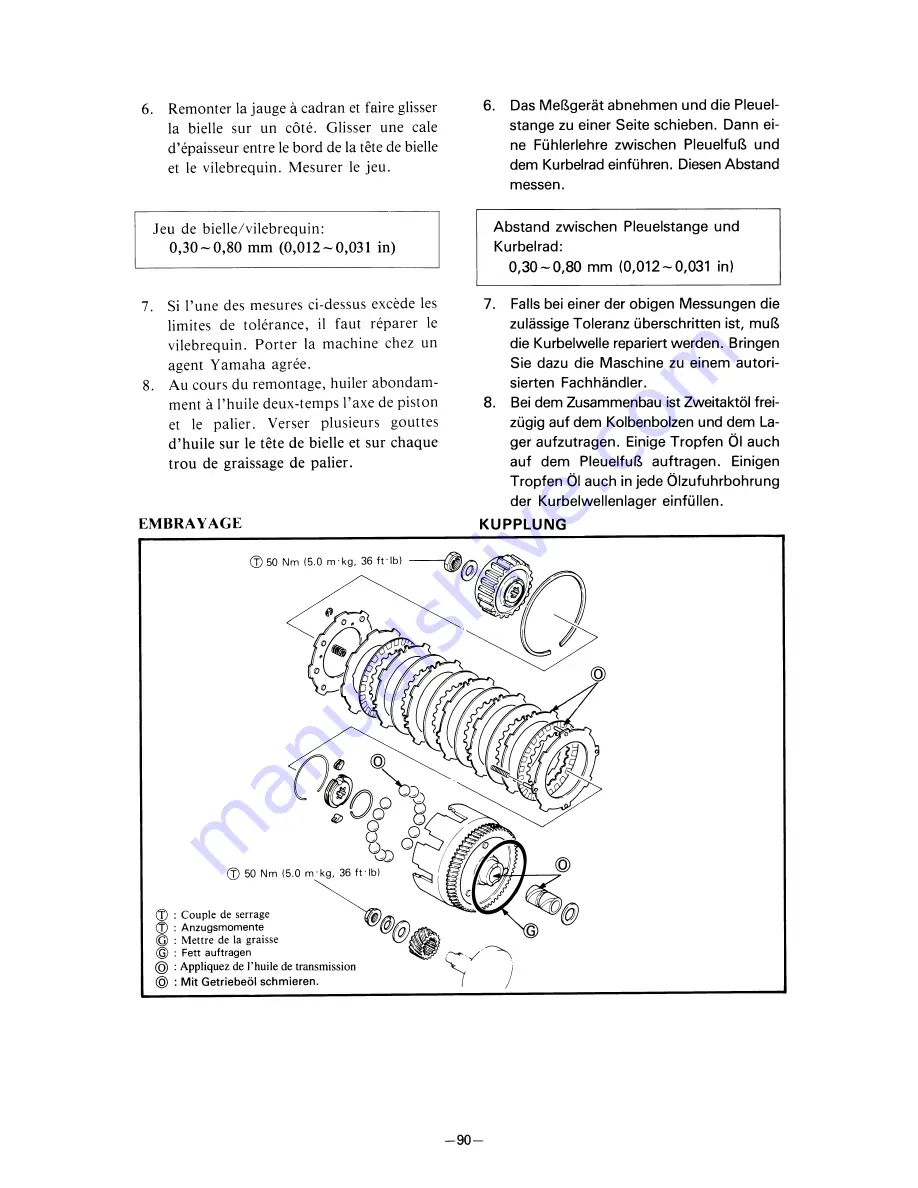 Yamaha PW80(T) Скачать руководство пользователя страница 111