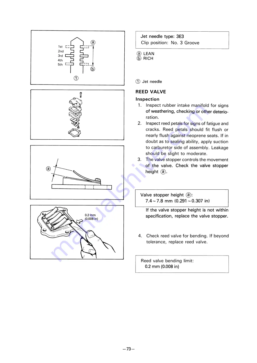 Yamaha PW80(V) Owner'S Service Manual Download Page 94