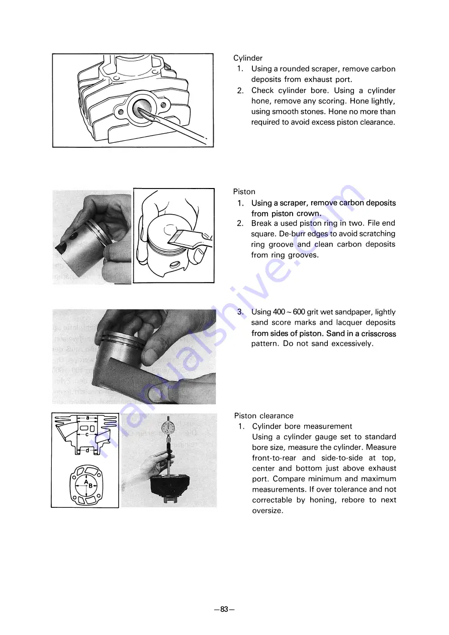 Yamaha PW80(V) Owner'S Service Manual Download Page 104