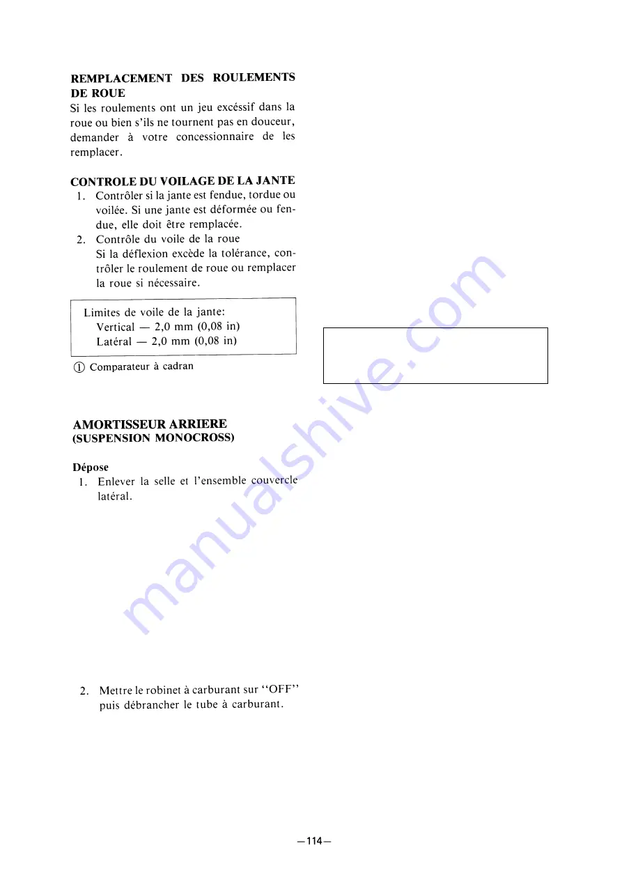 Yamaha PW80(V) Owner'S Service Manual Download Page 135