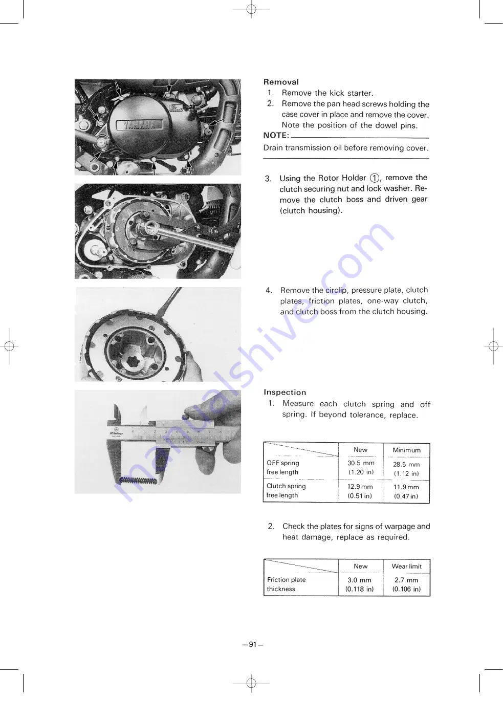 Yamaha PW80 Скачать руководство пользователя страница 113