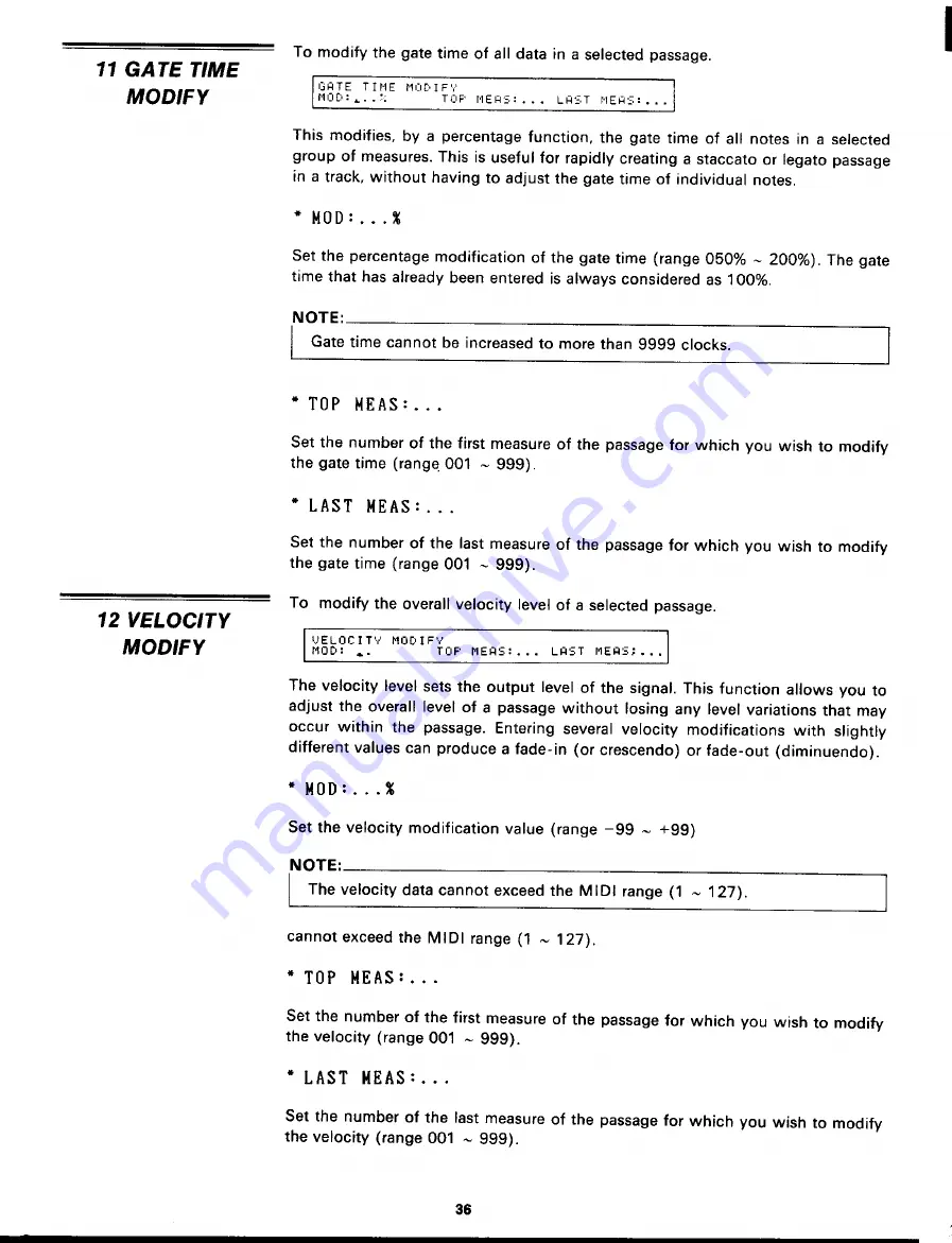 Yamaha QX1 Operations Directory Download Page 37