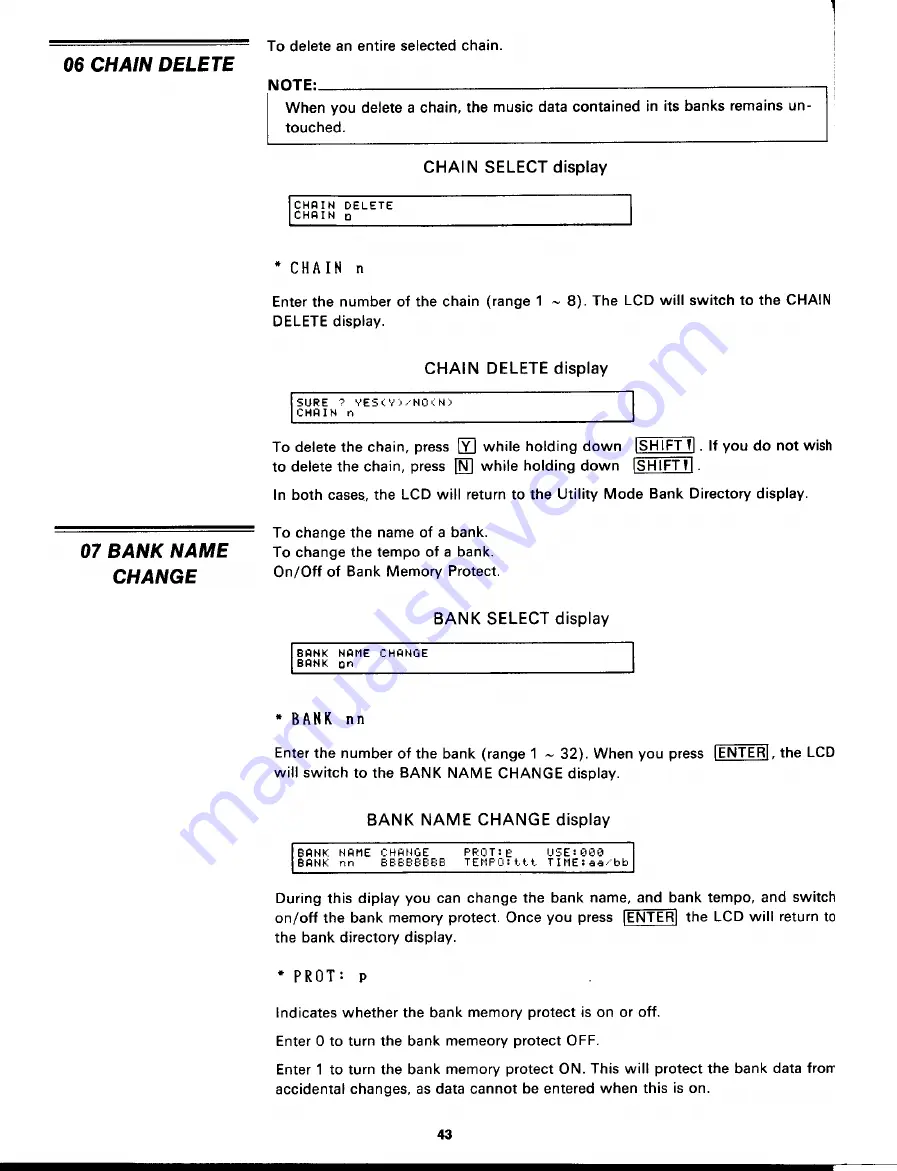 Yamaha QX1 Operations Directory Download Page 44