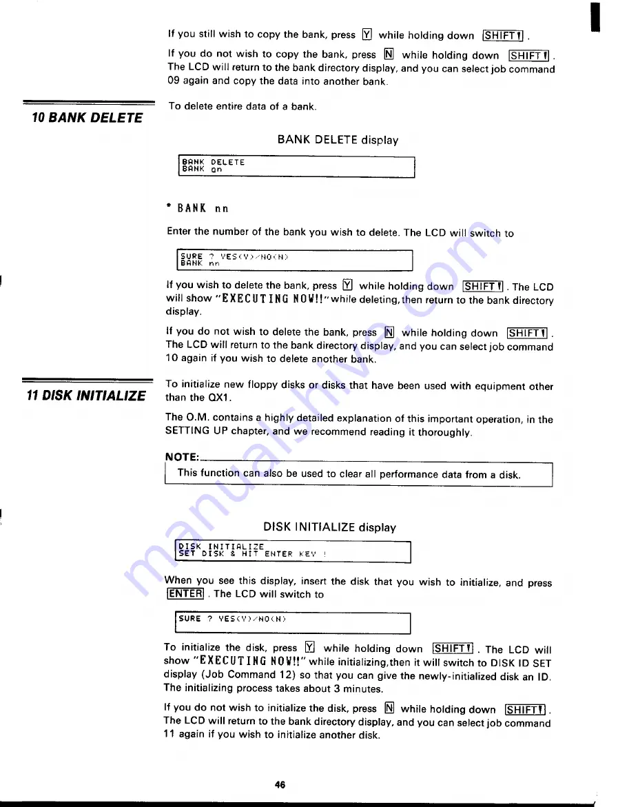 Yamaha QX1 Operations Directory Download Page 47