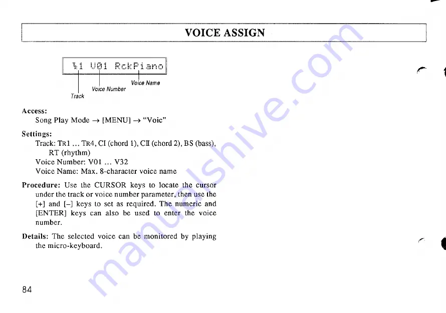 Yamaha QY10 Operation Manual Download Page 86