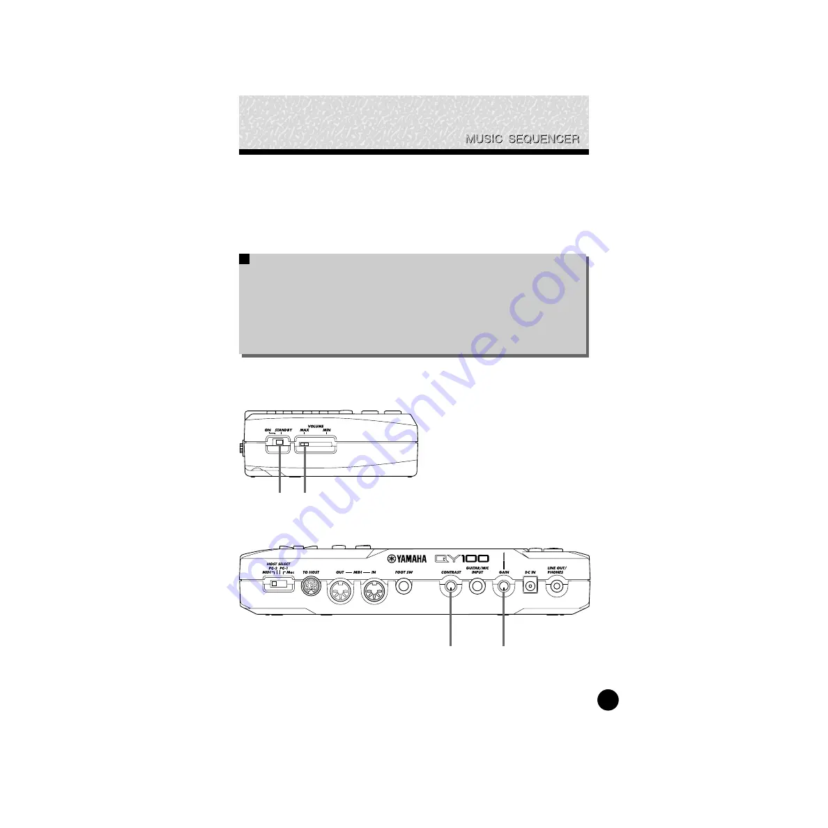 Yamaha QY100 Data Filer Owner'S Manual Download Page 19