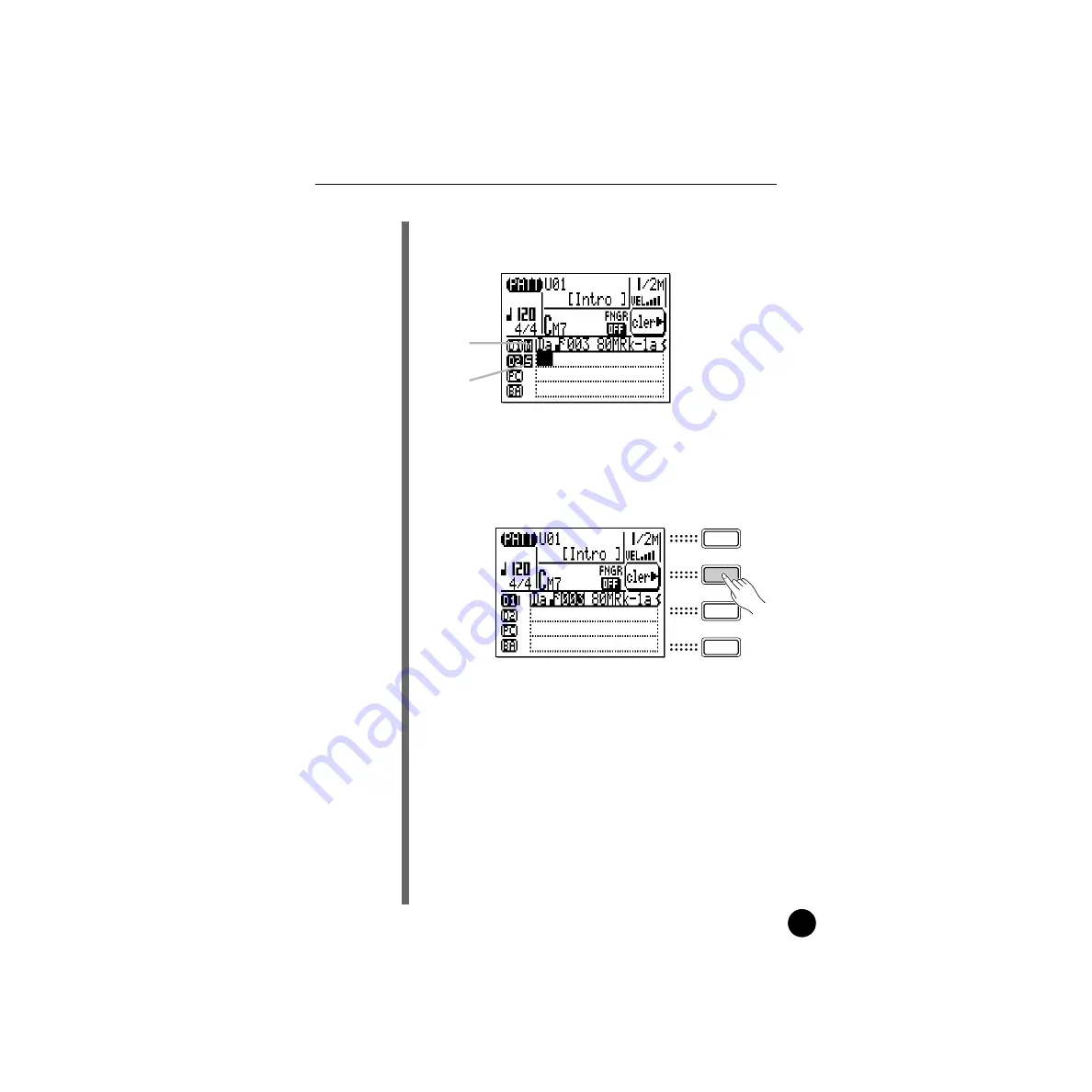 Yamaha QY100 Data Filer Owner'S Manual Download Page 103