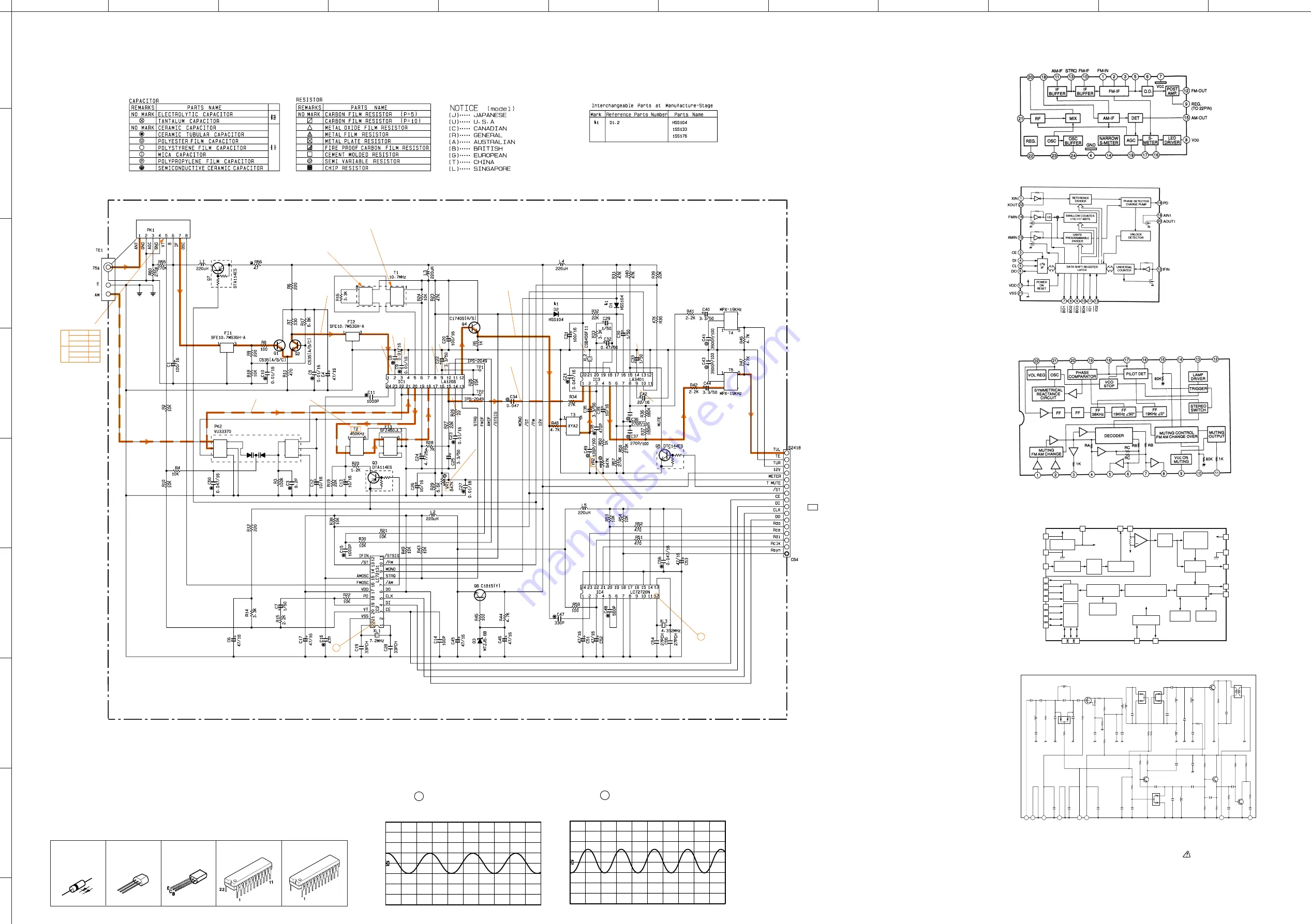 Yamaha R-V905 Service Manual Download Page 54