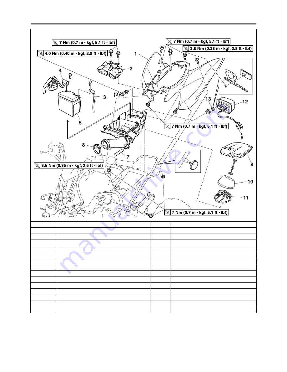 Yamaha RAPTOR YFM125RA Скачать руководство пользователя страница 102