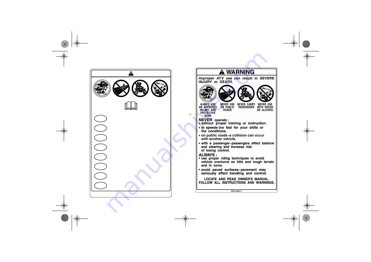 Yamaha Raptor YFM350RT Owner'S Manual Download Page 29