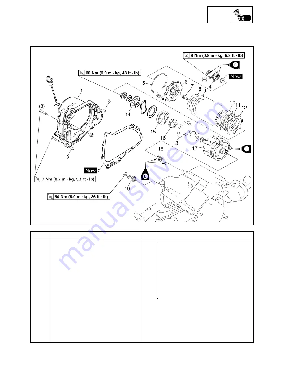 Yamaha RAPTOR YFM50S Service Manual Download Page 123