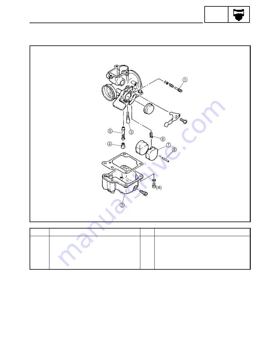 Yamaha RAPTOR YFM50S Service Manual Download Page 158