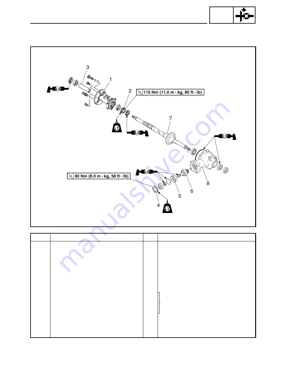 Yamaha RAPTOR YFM50S Service Manual Download Page 169