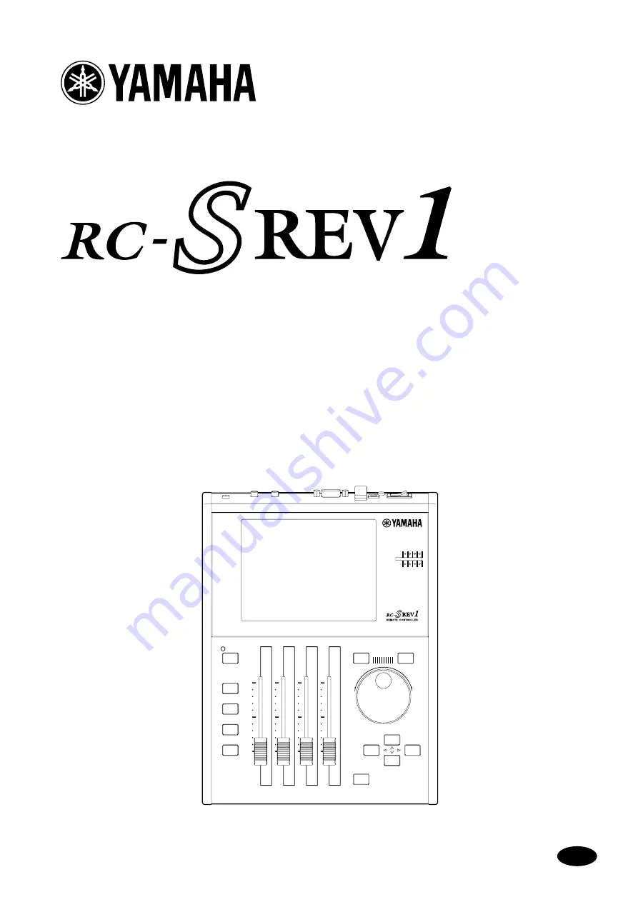 Yamaha RC-SREV1 Скачать руководство пользователя страница 1