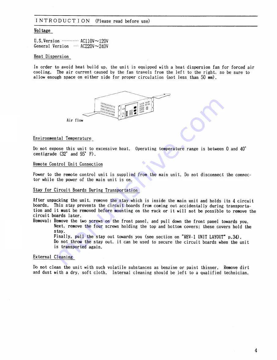 Yamaha RCR-1 Operating Manual Download Page 5