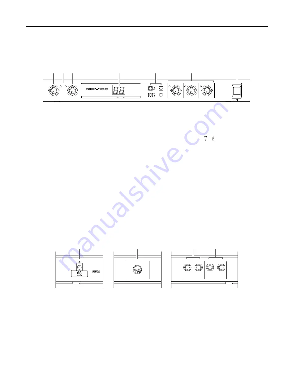 Yamaha REV100 Operation Manual Download Page 17