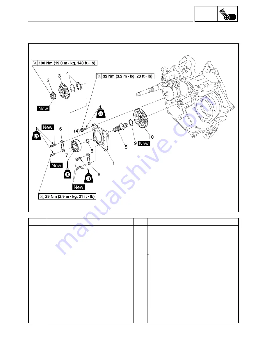 Yamaha rhino 700 2008 Service Manual Download Page 241