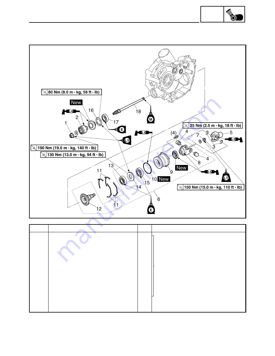 Yamaha rhino 700 2008 Service Manual Download Page 243