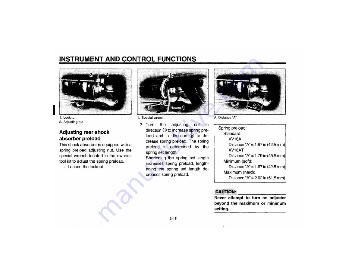 Yamaha Road Star XV16AMC Owner'S Manual Download Page 37