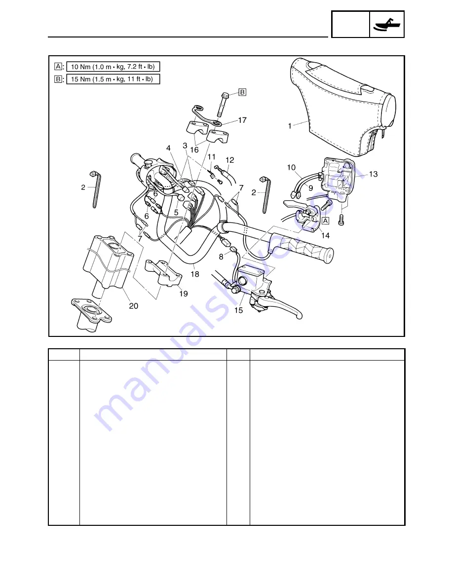 Yamaha RS90K Service Manual Download Page 218