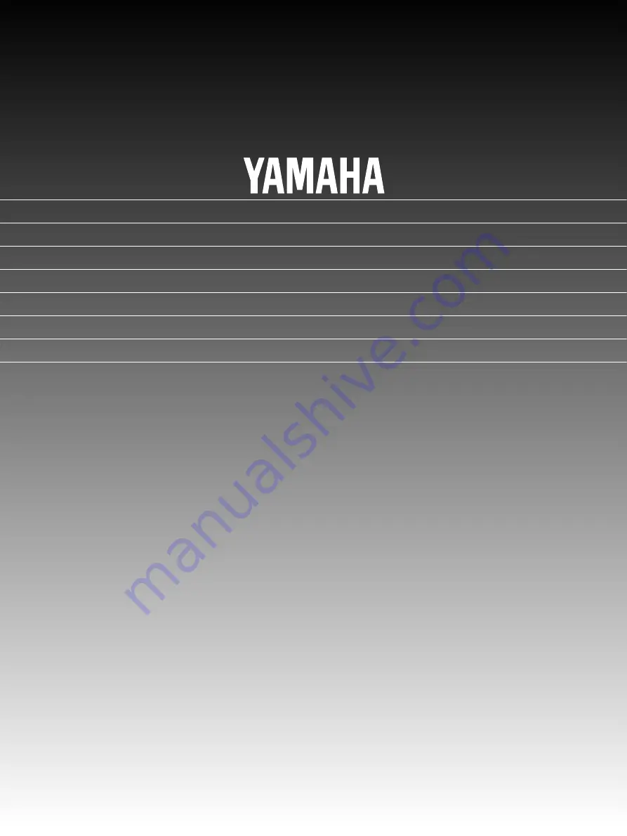 Yamaha RX-10 Owner'S Manual Download Page 1