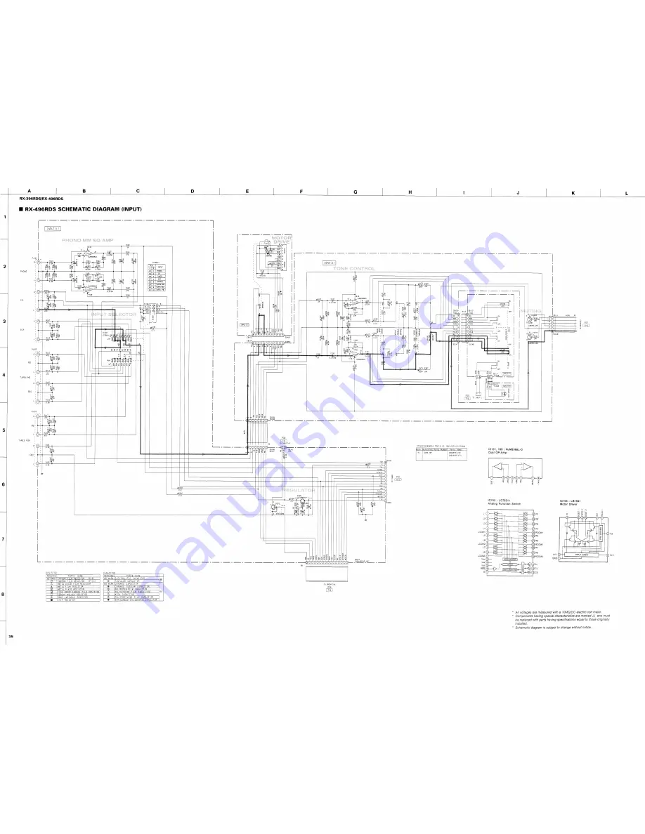 Yamaha RX-396RDS Service Manual Download Page 30