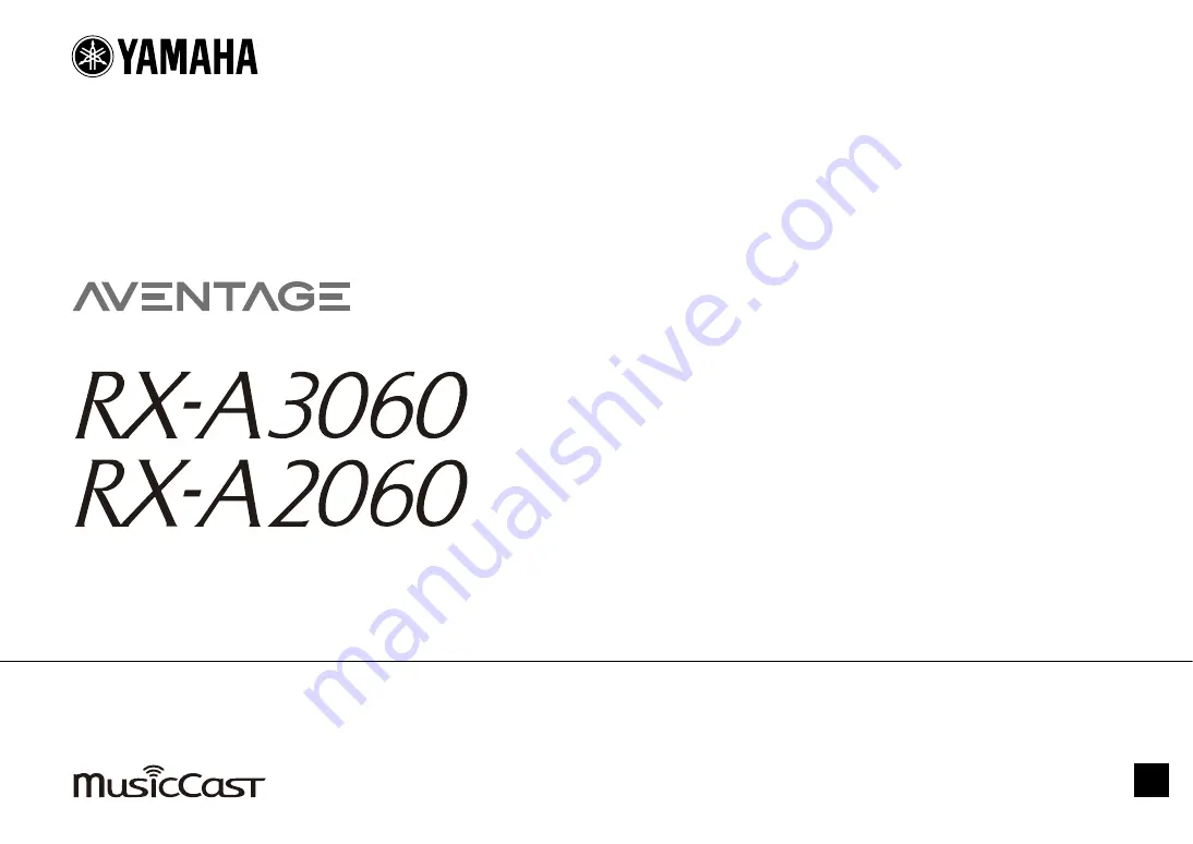 Yamaha RX-A2060 Owner'S Manual Download Page 1