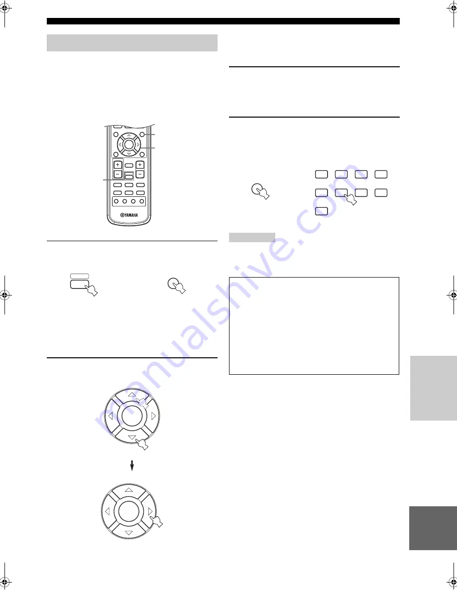 Yamaha RX-SL100RDS Owner'S Manual Download Page 218