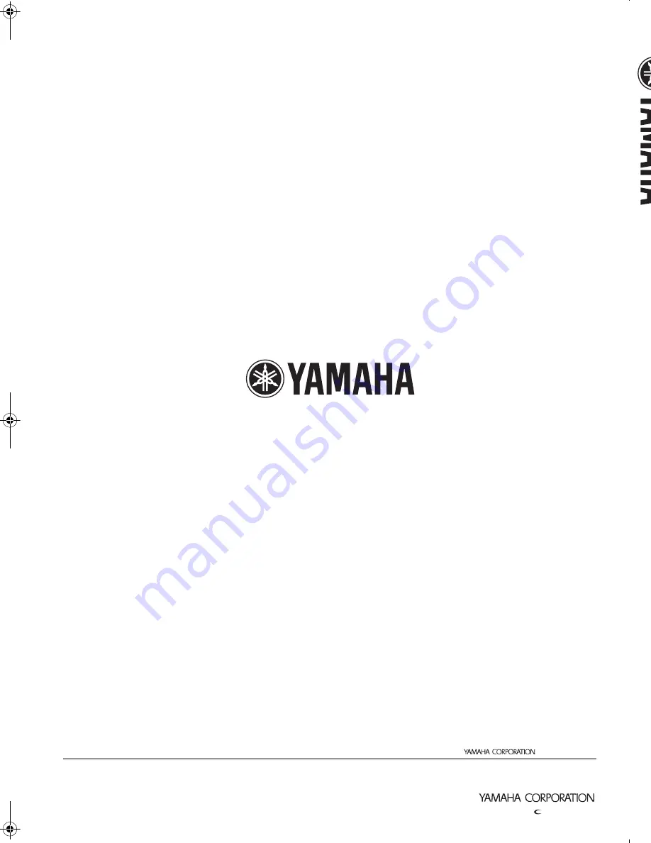 Yamaha RX-SL100RDS Owner'S Manual Download Page 416