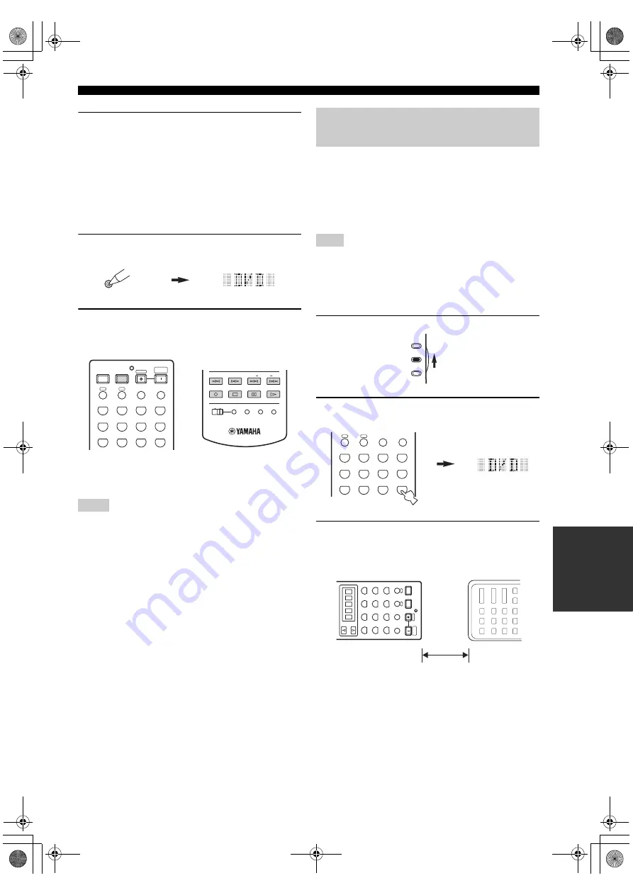 Yamaha RX-V2500 Owner'S Manual Download Page 73