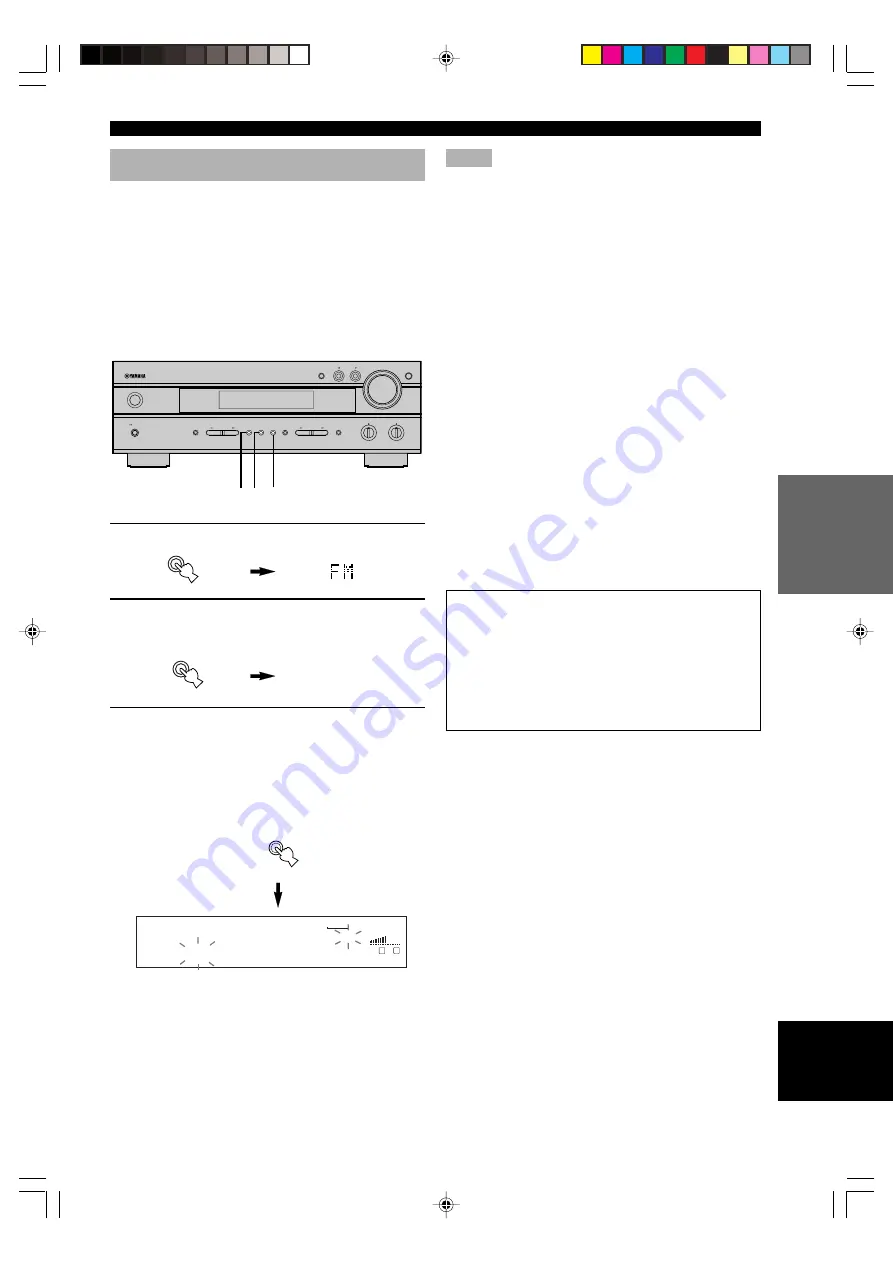 Yamaha RX-V530RDS Owner'S Manual Download Page 37