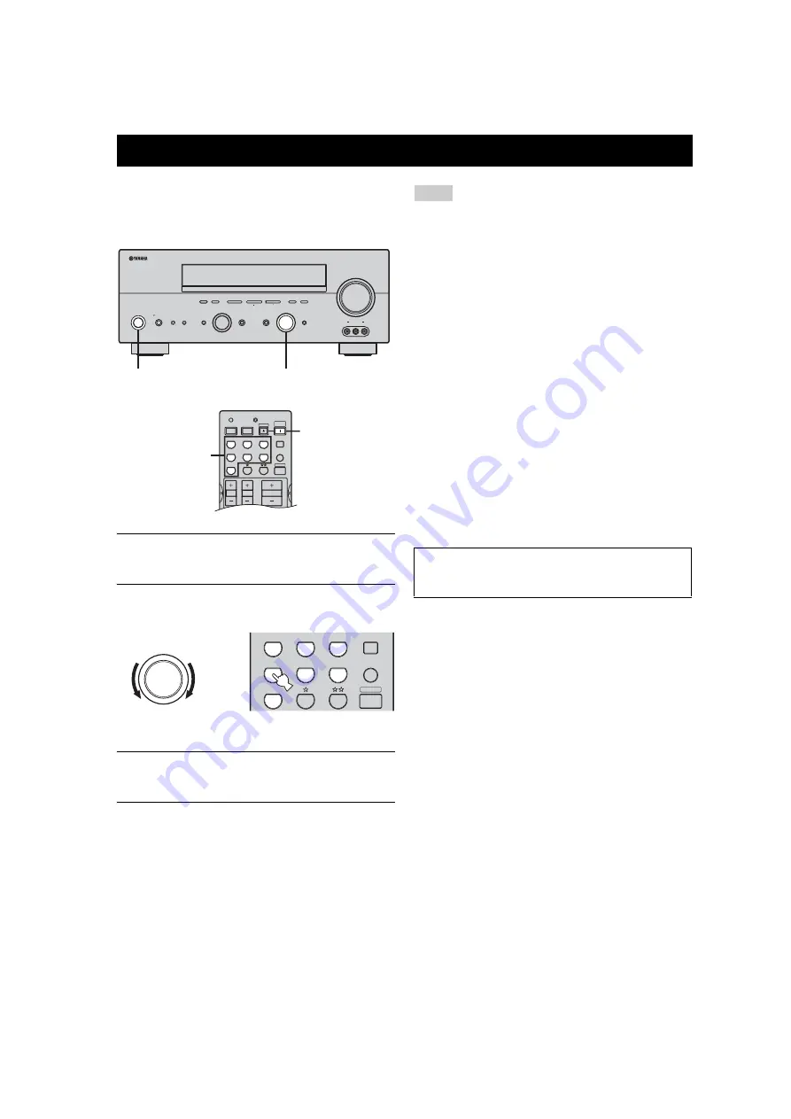 Yamaha RX-V557 Owner'S Manual Download Page 54