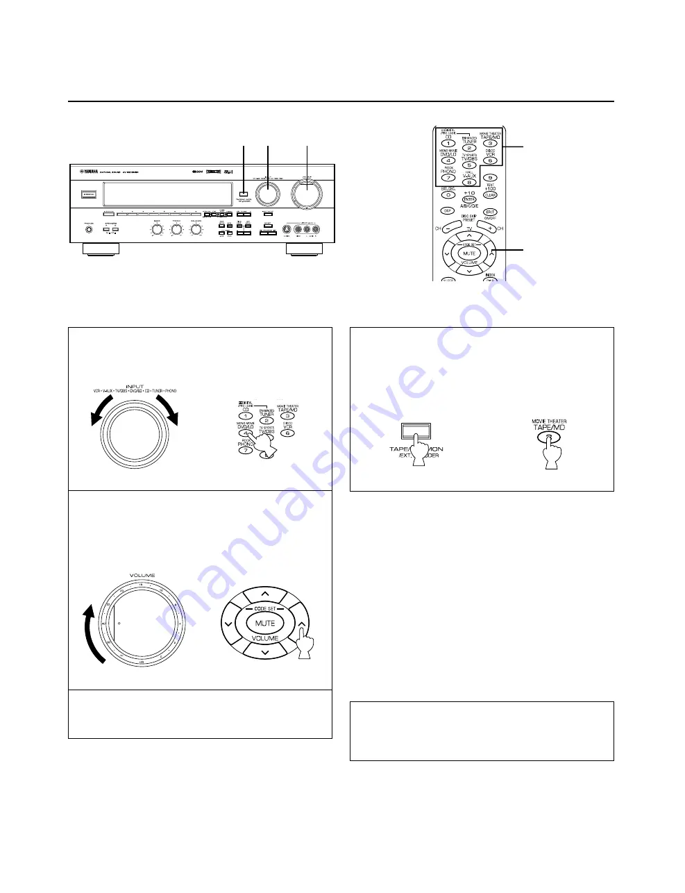 Yamaha RX-V595RDS Owner'S Manual Download Page 28