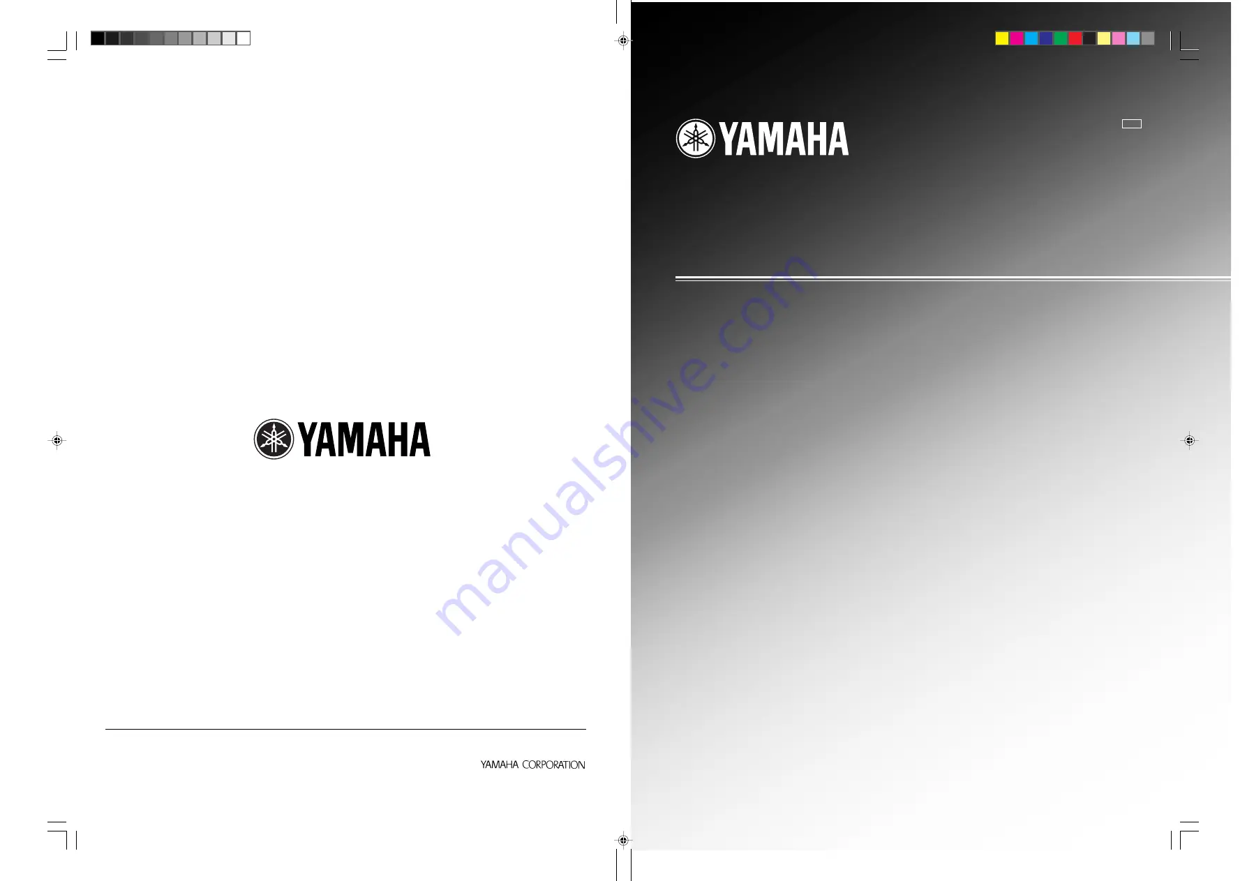 Yamaha RX-V596 Owner'S Manual Download Page 1