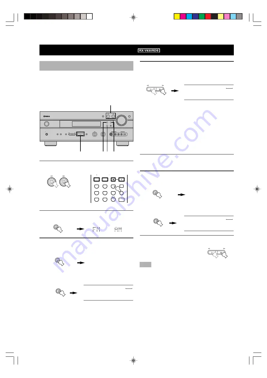 Yamaha RX-V630RDS Скачать руководство пользователя страница 36