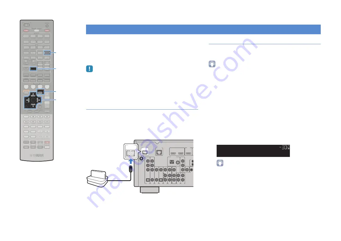 Yamaha RX-V871 Owner'S Manual Download Page 62