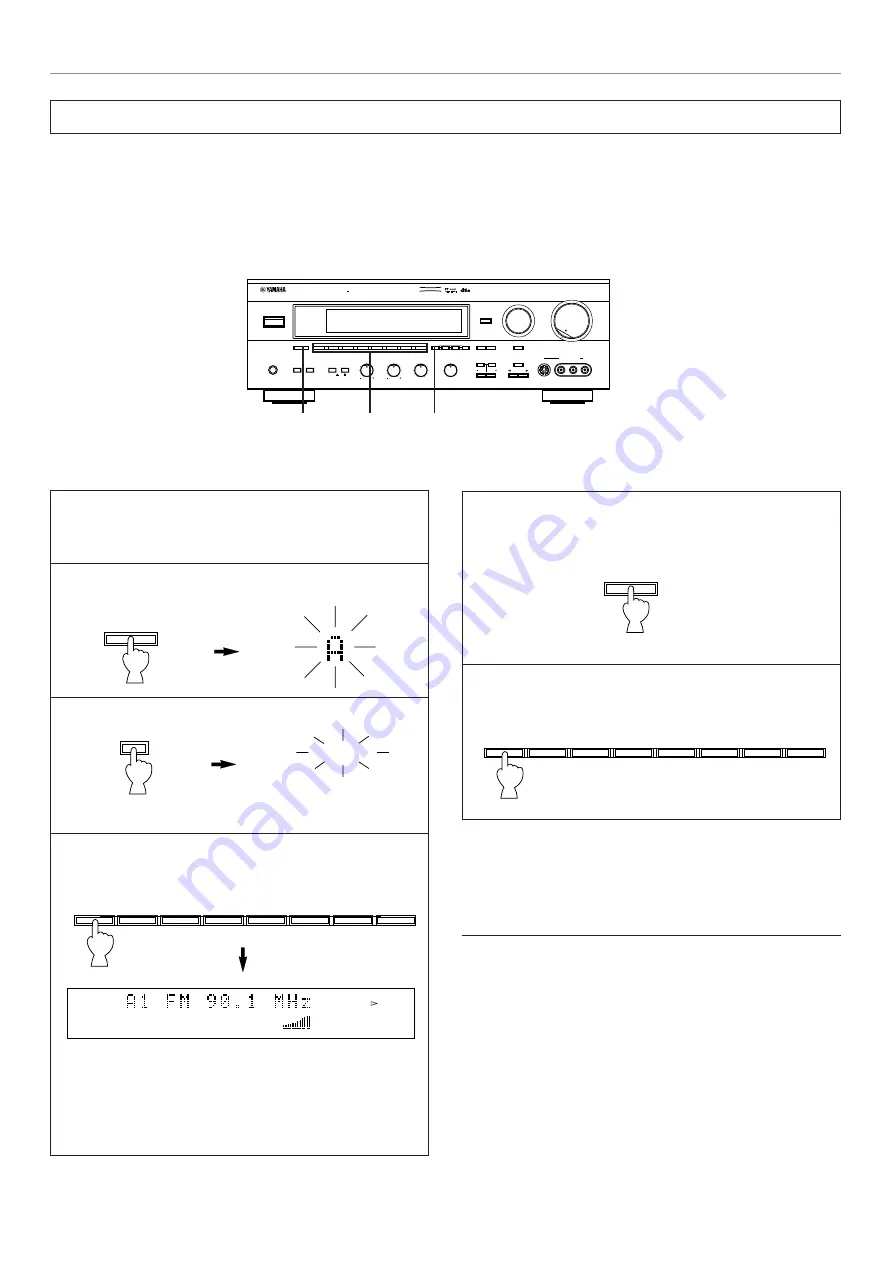 Yamaha RX V995 - Surround Receiver With Dolby Digital Owner'S Manual Download Page 48