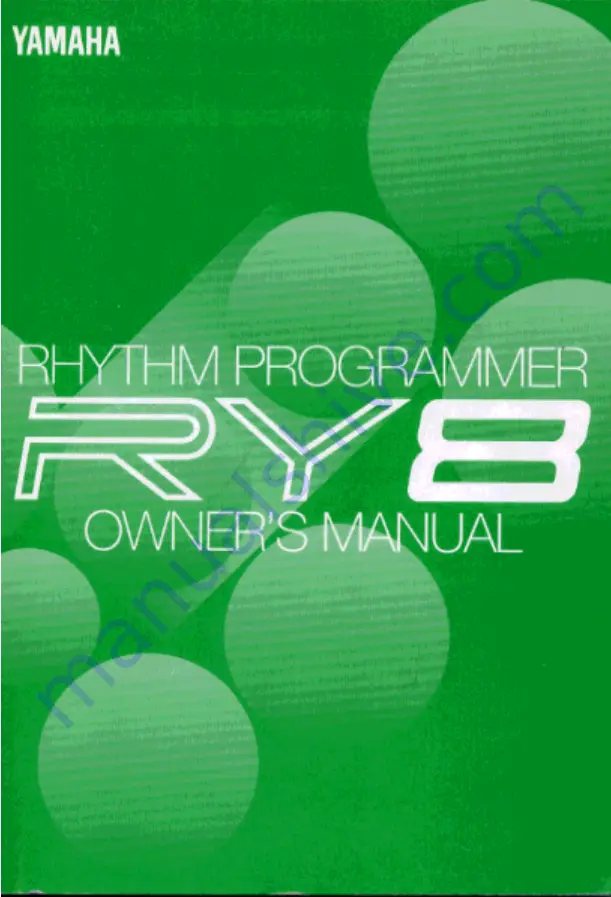 Yamaha RY8 Owner'S Manual Download Page 1