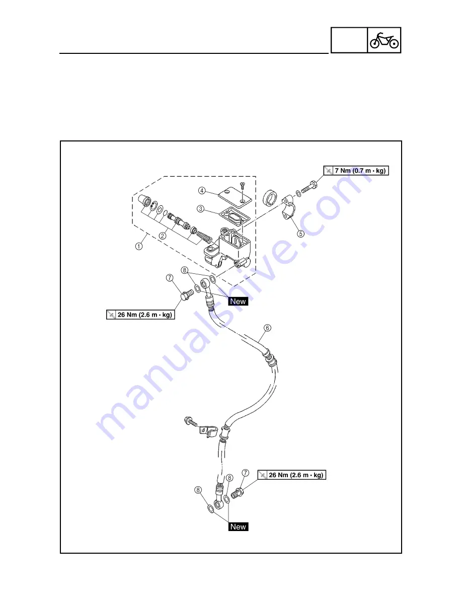 Yamaha Scorpio Service Manual Download Page 171