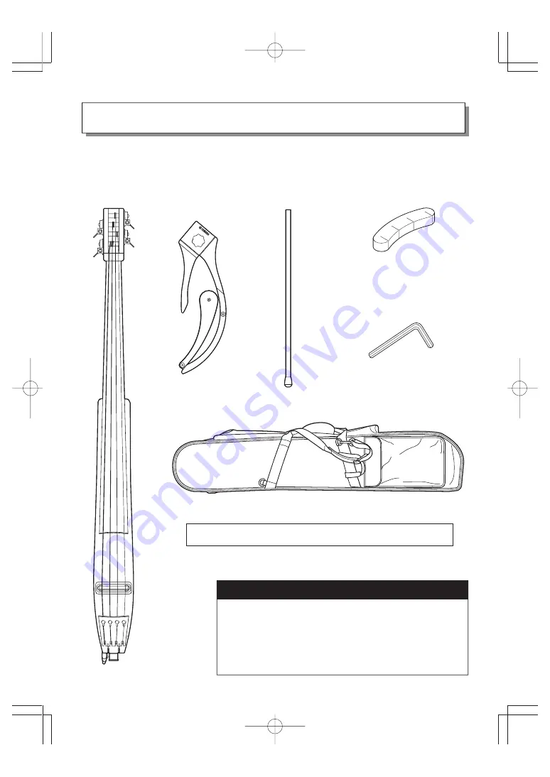 Yamaha Silent Bass SLB200 Owner'S Manual Download Page 4