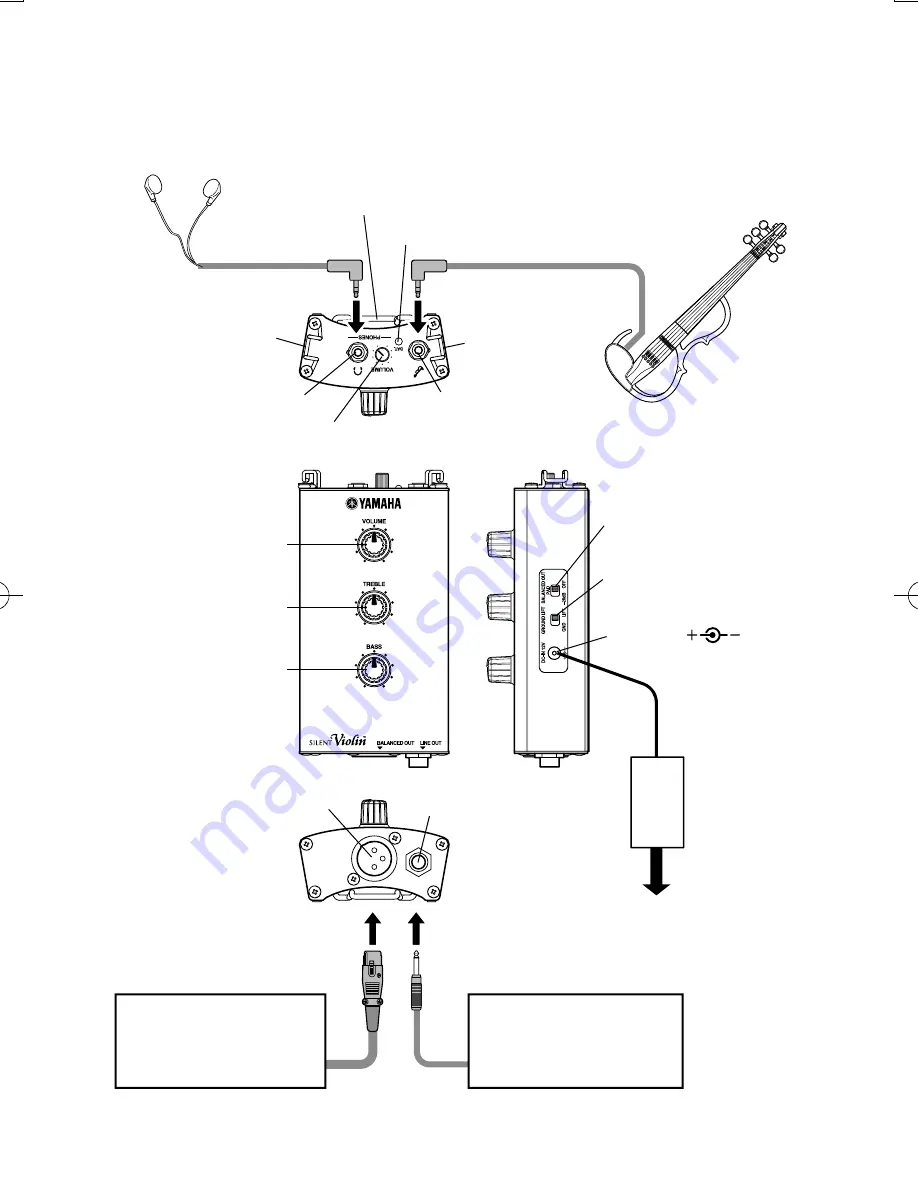 Yamaha Silent Violin SV250 Owner'S Manual Download Page 8