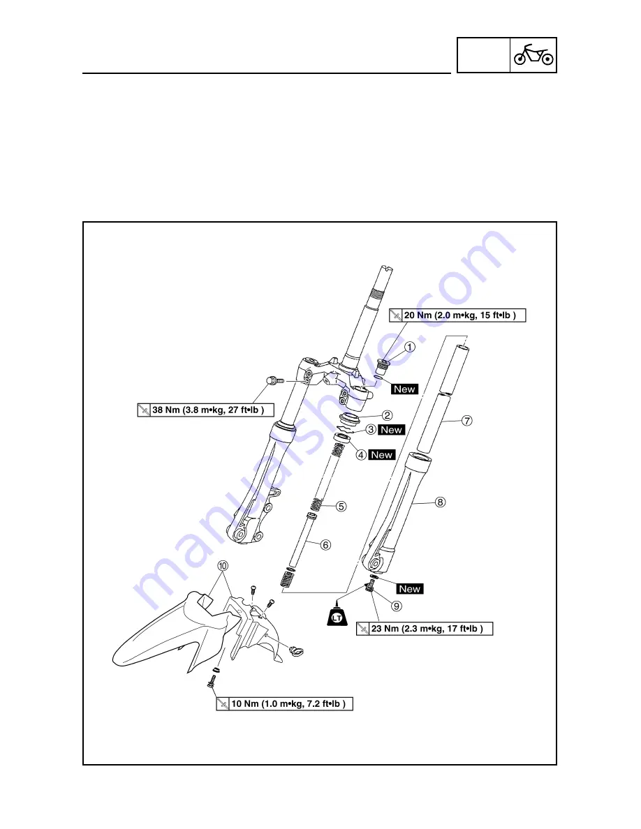 Yamaha Sirius T110LE Service Manual Download Page 230