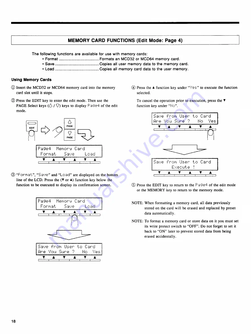 Yamaha SPX990 Operation Manual Download Page 20