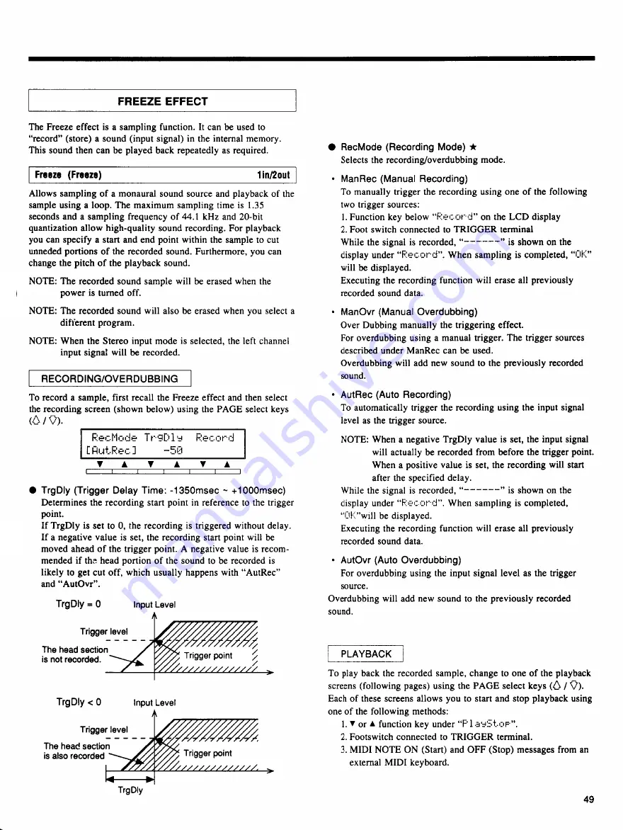 Yamaha SPX990 Operation Manual Download Page 51