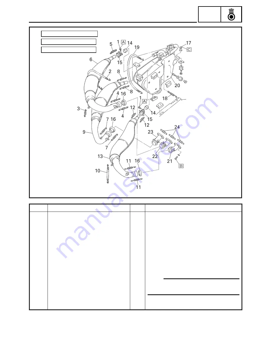 Yamaha SRX700D Service Manual Download Page 256