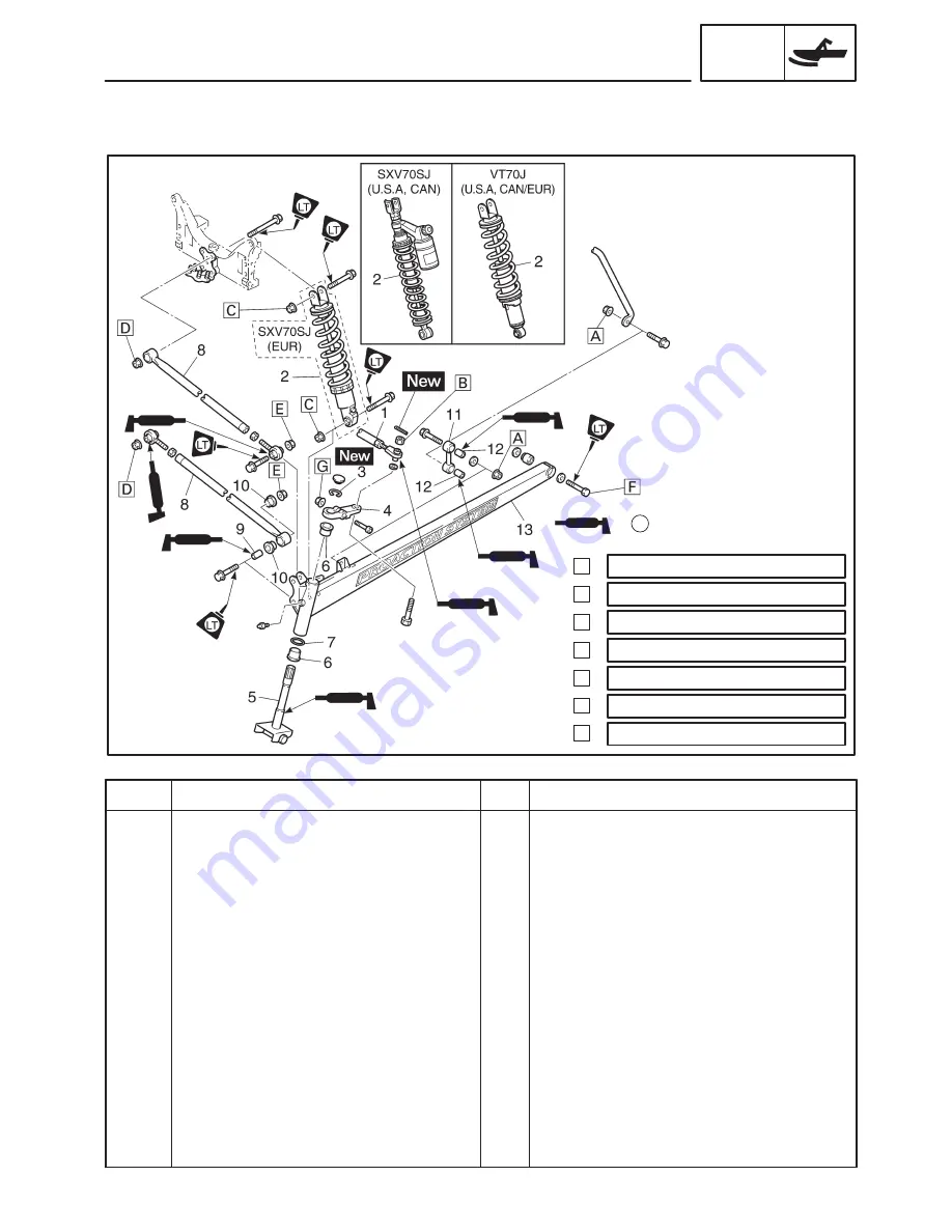 Yamaha SXV70SJ Supplementary Service Manual Download Page 35