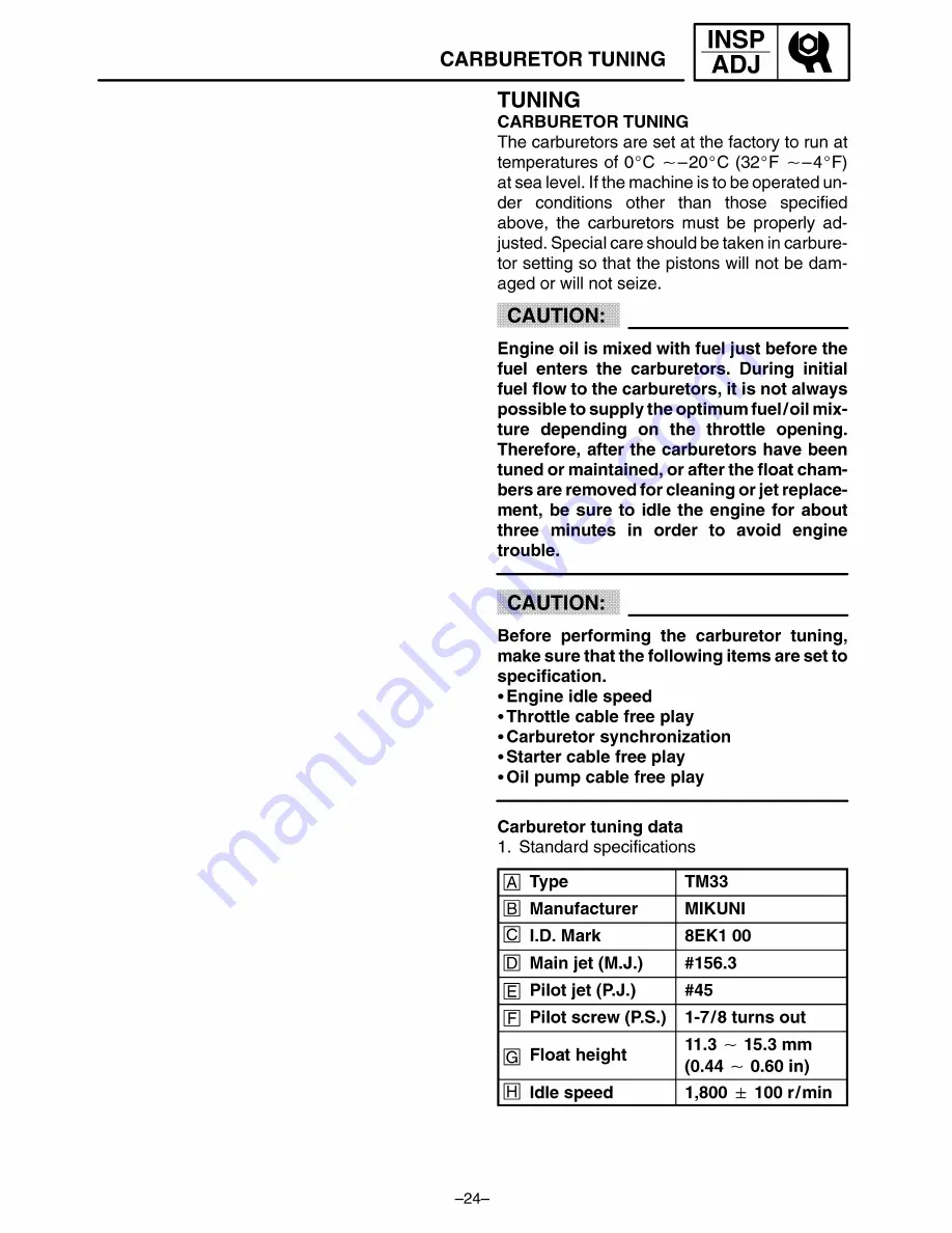 Yamaha SXV70SJ Supplementary Service Manual Download Page 434