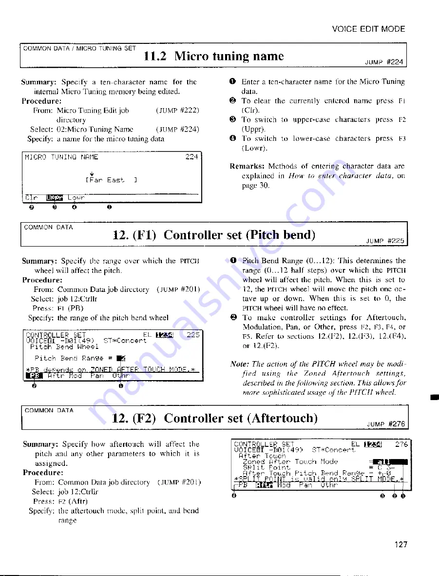 Yamaha SY99 Operating Manual Download Page 139