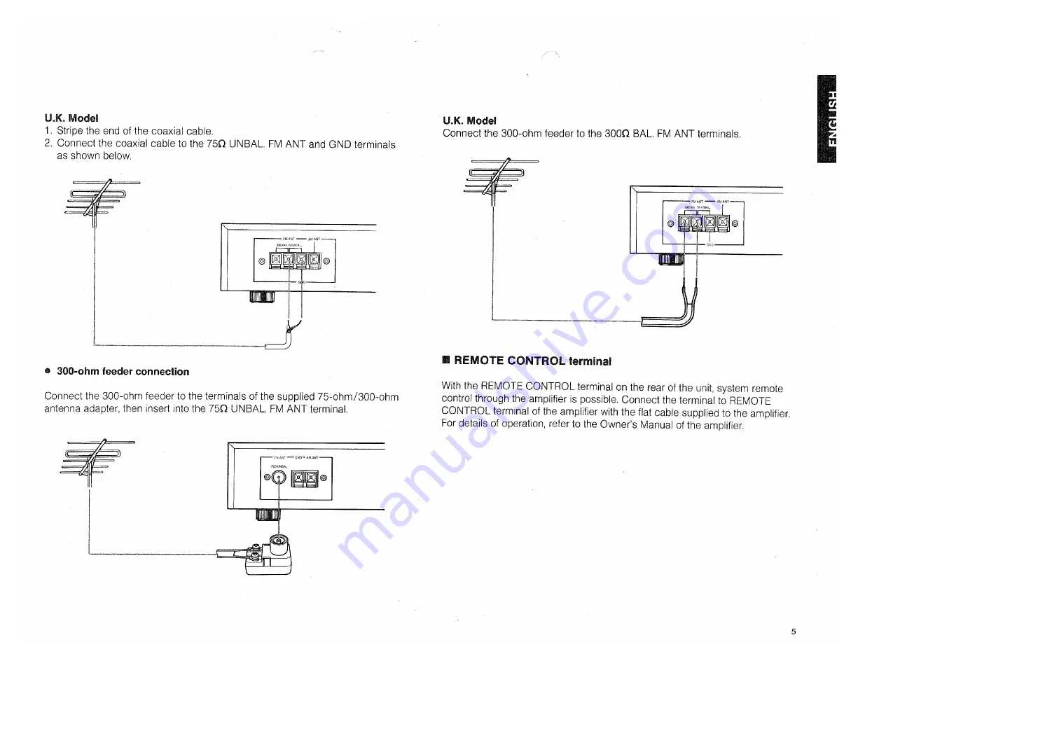 Yamaha T-M555L Owner'S Manual Download Page 6